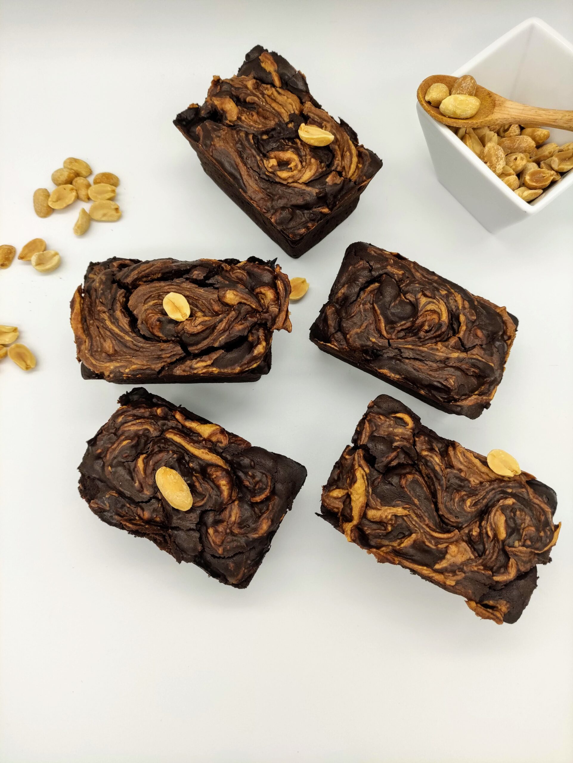 Brownie de azukis sin horno
